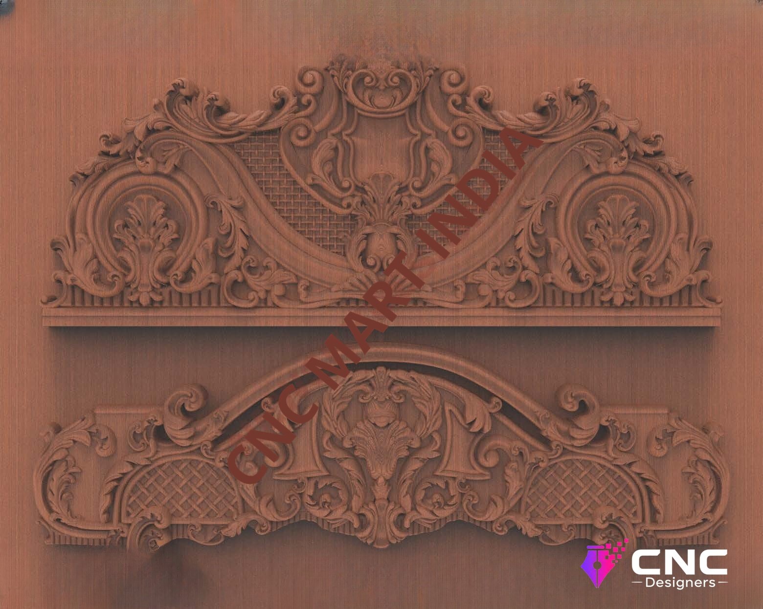 Beds & Sofa - BS-69 Divine Carved Relief CNC Design